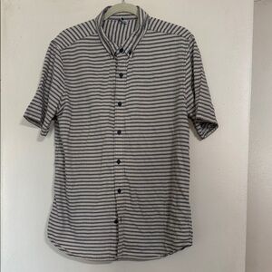 V.S.T.R striped button down shirt